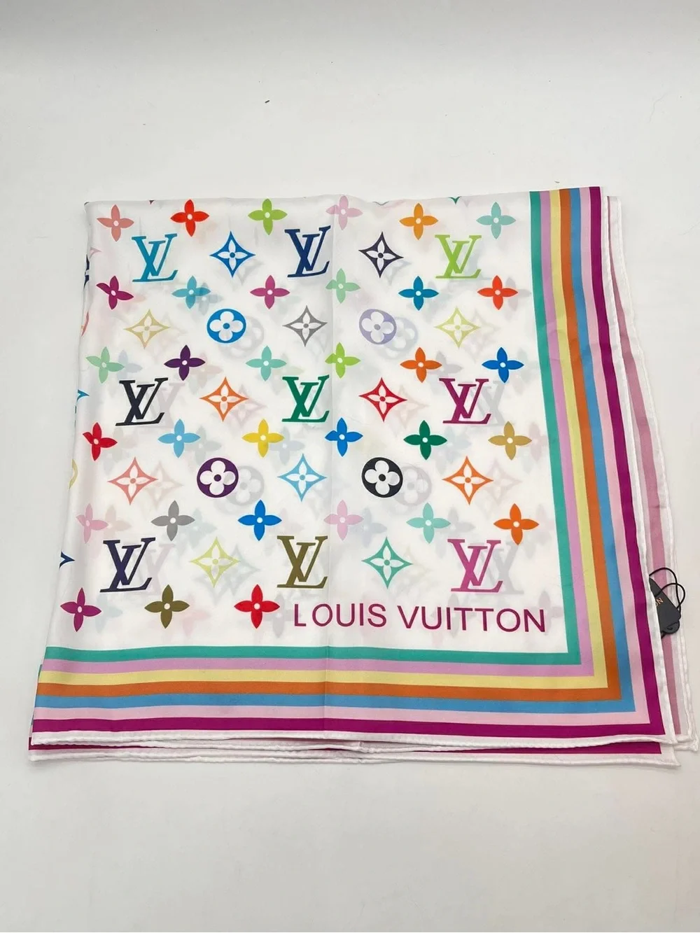 Louis Vuitton Murakami Silk Scarf Multicolor Monogram